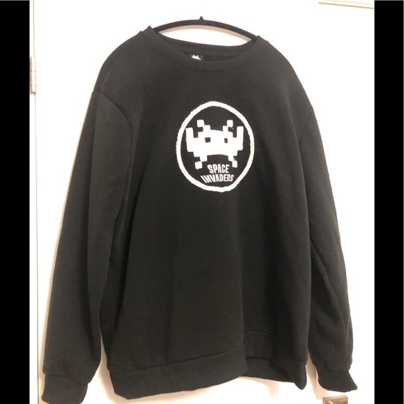 Space Invaders Other - SPACE INVADERS/XL/Black/Sweat Top/NWT